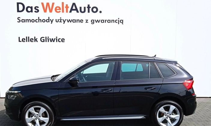 Skoda Kamiq cena 107600 przebieg: 8365, rok produkcji 2023 z Gliwice małe 407